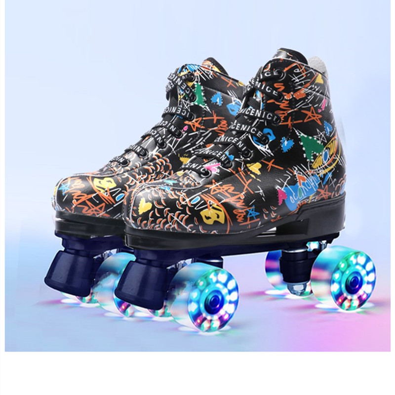 Black graffiti + flash wheel + gear + shoe bag